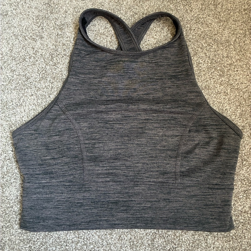 Old Navy Charcoal Racerback Sports Bra